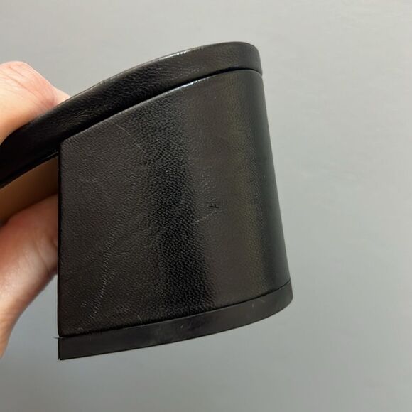 New Everlane The Double Strap Heel in Black Size 9 - Picture 8 of 11